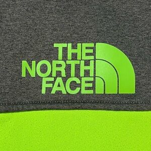 The North Face Gray and Neon Green Jacket